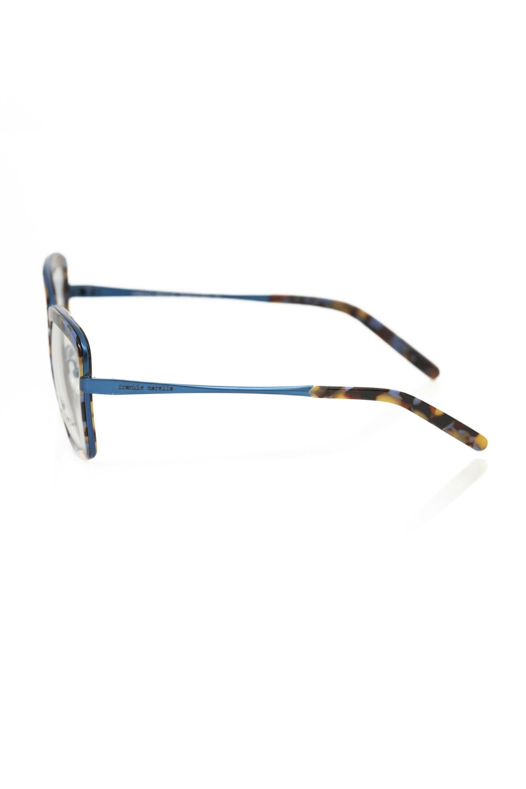 Frankie Morello Blue Metallic Women's Eyeglass Frame -   -  Frankie Morello.