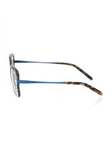 Frankie Morello Blue Metallic Women's Eyeglass Frame -   -  Frankie Morello.