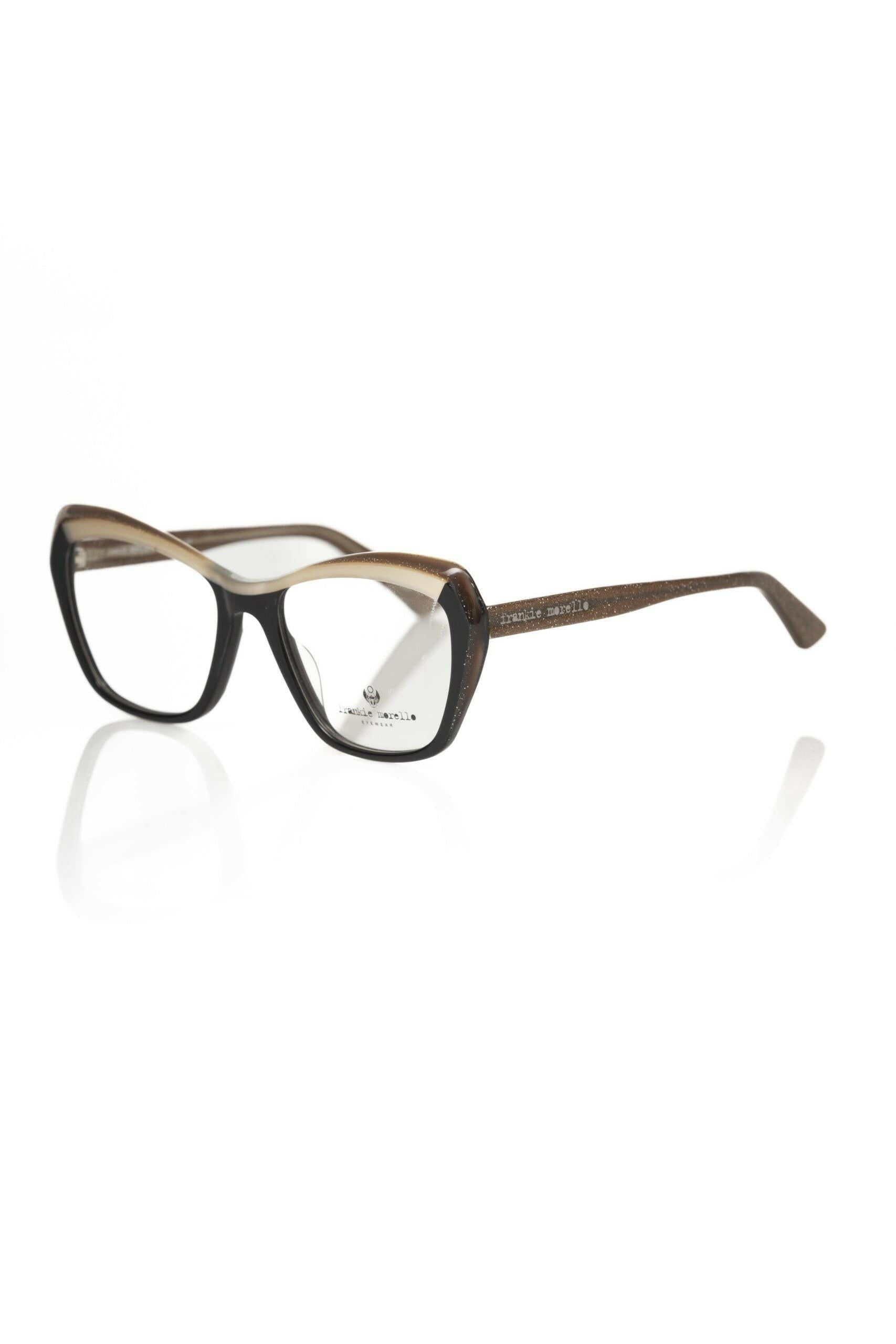 Frankie Morello Black Acetate Women's Eyeglass Frame -   -  Frankie Morello.