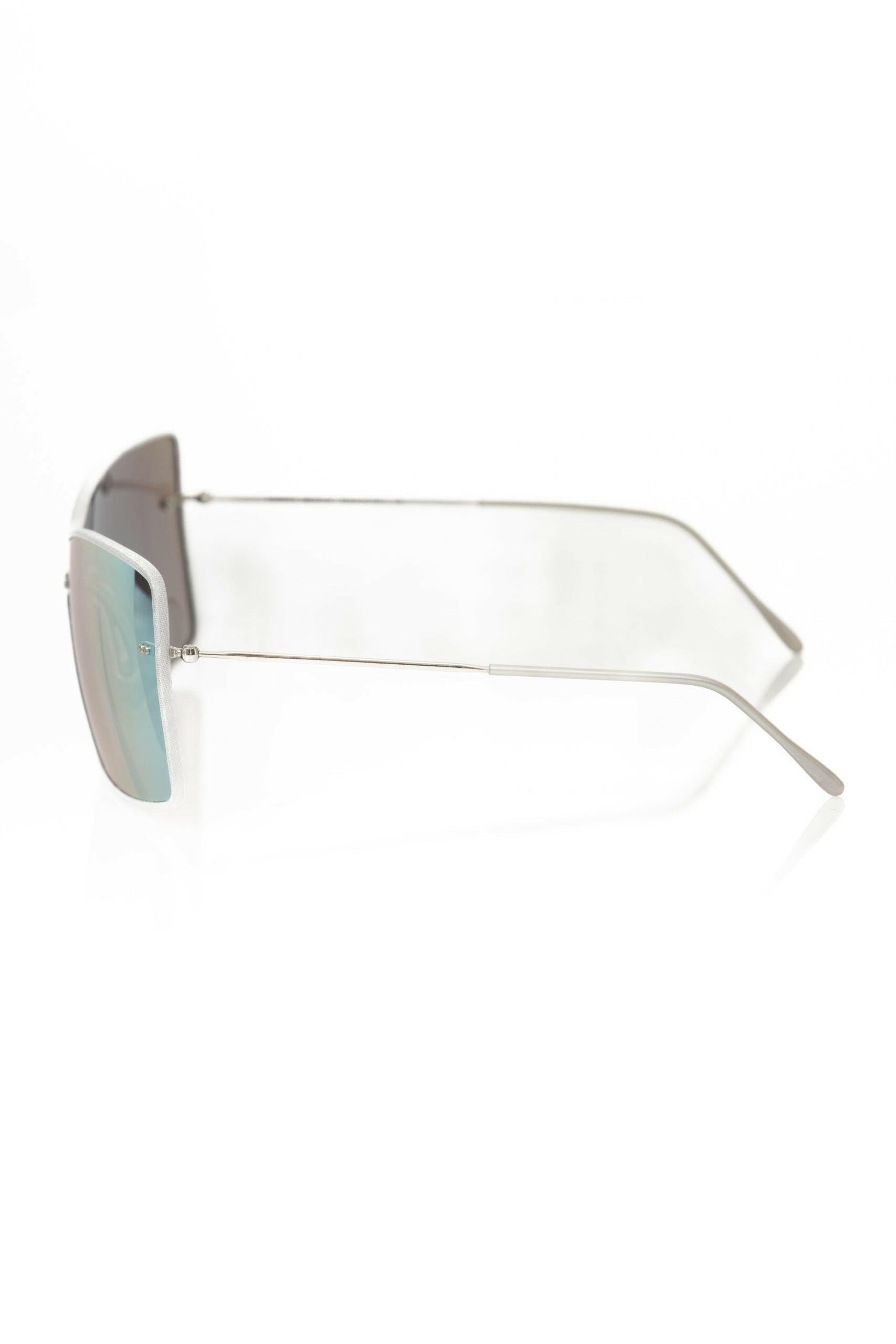 Frankie Morello Silver Metallic Fibre Women Sunglasses -  Jewellery, Women -  Frankie Morello.
