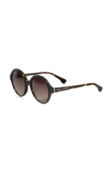 Frankie Morello Chic Black Turtle Pattern Round Sunglasses -  Jewellery, Women -  Frankie Morello.