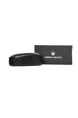 Frankie Morello Chic Black Turtle Pattern Round Sunglasses -  Jewellery, Women -  Frankie Morello.