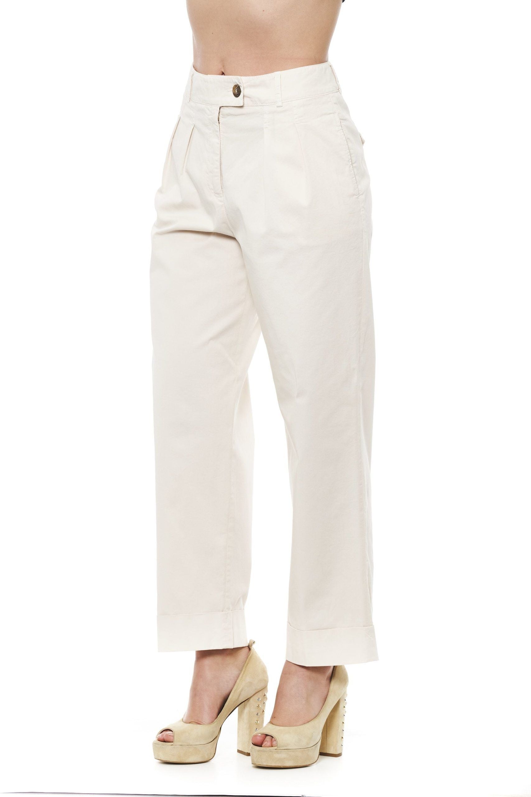 Peserico Beige Wide Palazzo Pants -   -  Peserico.