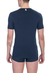 Bikkembergs Blue Cotton Men T-Shirt -   -  Bikkembergs.