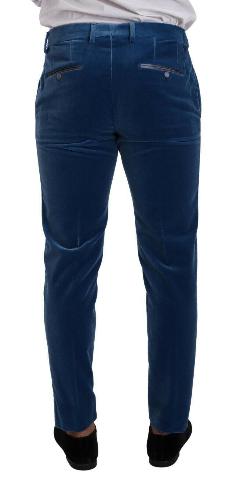 Dolce & Gabbana Blue SICILIA Velvet Slim Fit 2 Piece Suit -   -  Dolce & Gabbana.