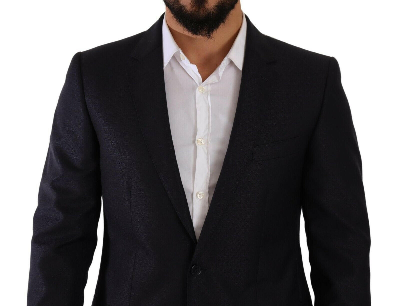 Dolce & Gabbana Blue MARTINI Slim fit 2 Piece Coat Suit -   -  Dolce & Gabbana.
