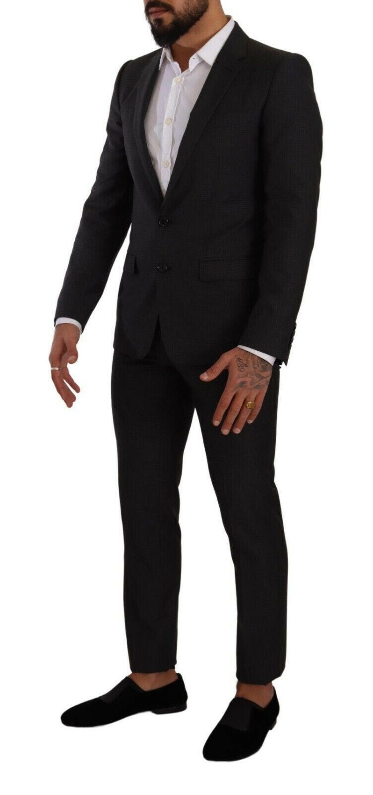 Dolce & Gabbana Black MARTINI Single Breasted 2 Piece Suit -   -  Dolce & Gabbana.