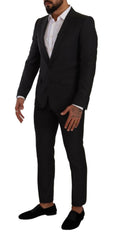 Dolce & Gabbana Black MARTINI Single Breasted 2 Piece Suit -   -  Dolce & Gabbana.