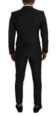 Dolce & Gabbana Black MARTINI Single Breasted 2 Piece Suit -   -  Dolce & Gabbana.