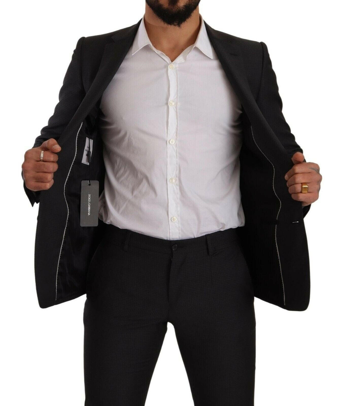 Dolce & Gabbana Black MARTINI Single Breasted 2 Piece Suit -   -  Dolce & Gabbana.