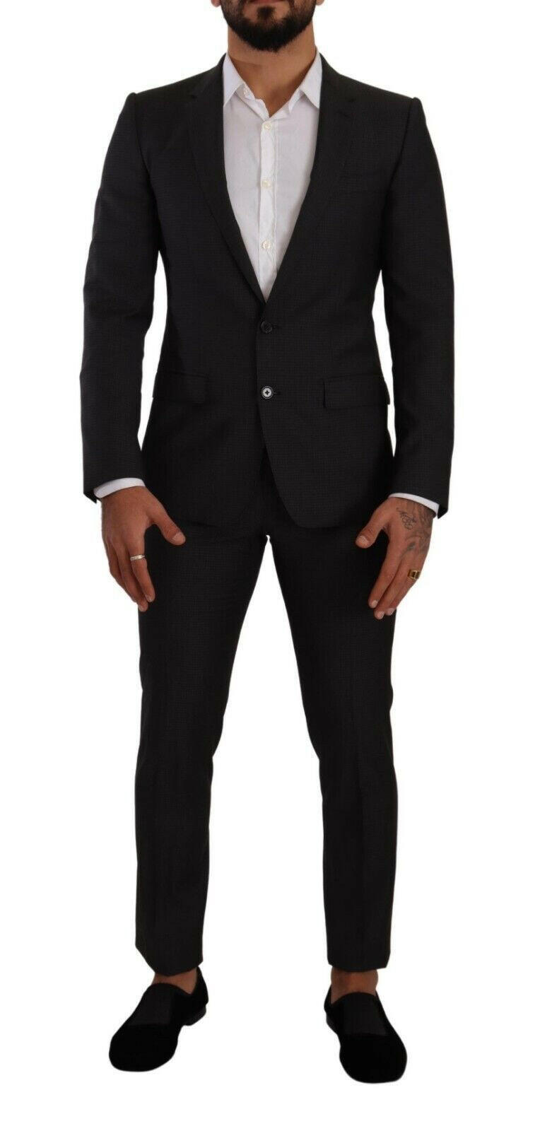 Dolce & Gabbana Black MARTINI Single Breasted 2 Piece Suit -   -  Dolce & Gabbana.