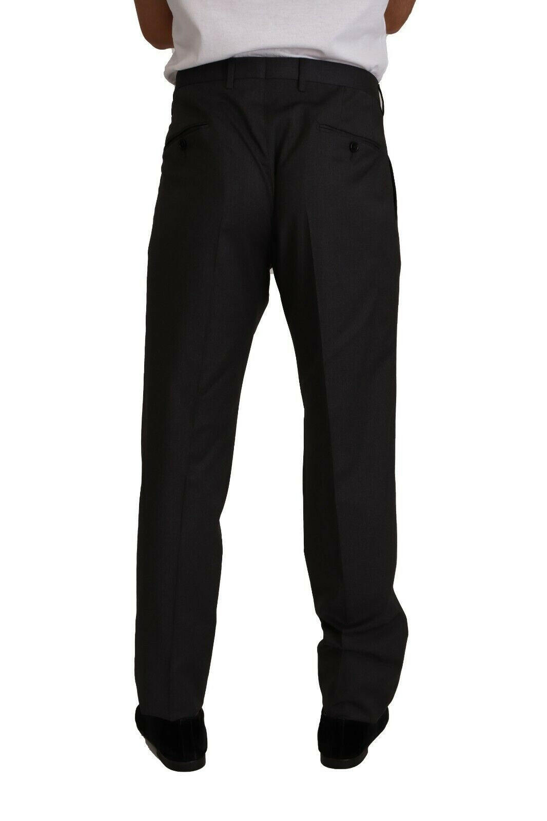 Dolce & Gabbana Gray Wool Formal Tuxedo Trouser Dress Pants -   -  Dolce & Gabbana.
