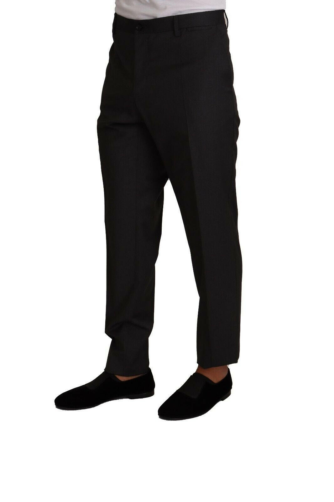 Dolce & Gabbana Gray Wool Formal Tuxedo Trouser Dress Pants -   -  Dolce & Gabbana.