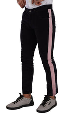 Dolce & Gabbana Blue Corduroy Cotton Stretch Skinny Jeans -   -  Dolce & Gabbana.