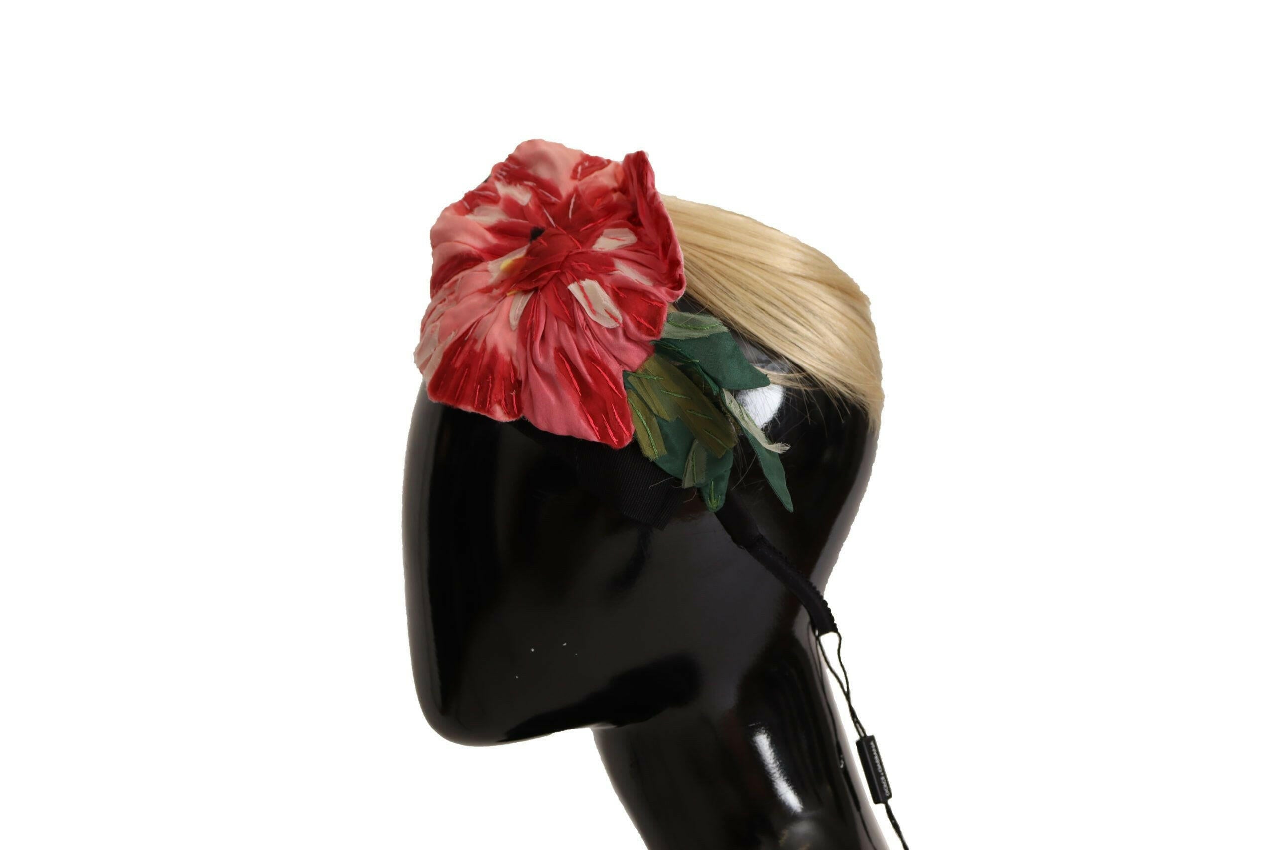 Dolce & Gabbana Black Silk White Hair Parrucchiera Diadem Headband -   -  Dolce & Gabbana.