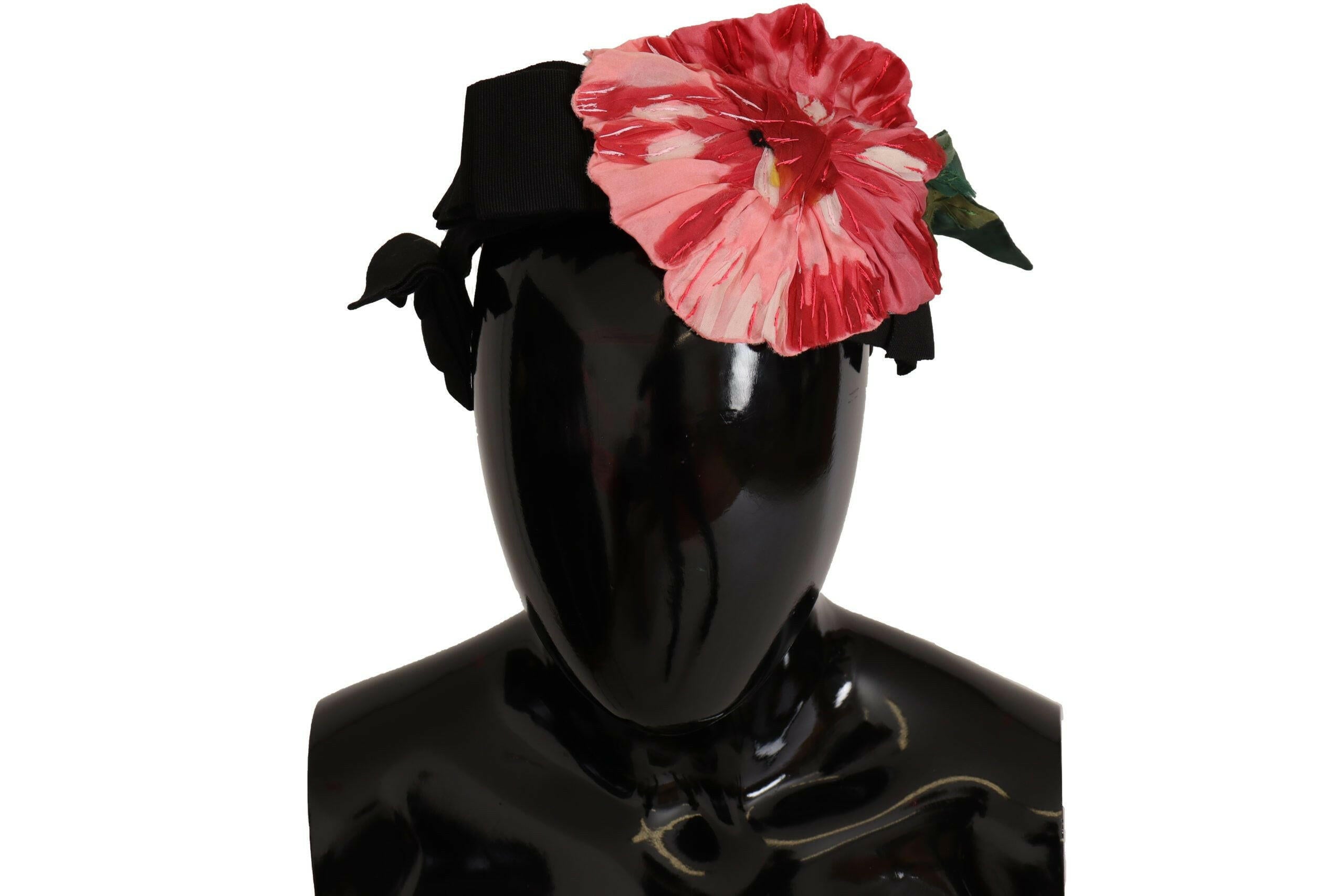 Dolce & Gabbana Black Silk White Hair Parrucchiera Diadem Headband -   -  Dolce & Gabbana.