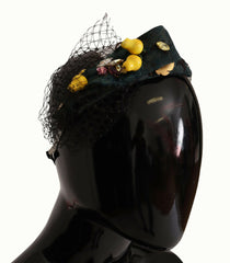 Dolce & Gabbana Purple Crystal Diadem Headband Lemons Sicily Tiara -   -  Dolce & Gabbana.