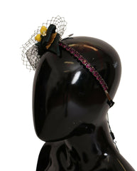 Dolce & Gabbana Purple Crystal Diadem Headband Lemons Sicily Tiara -   -  Dolce & Gabbana.