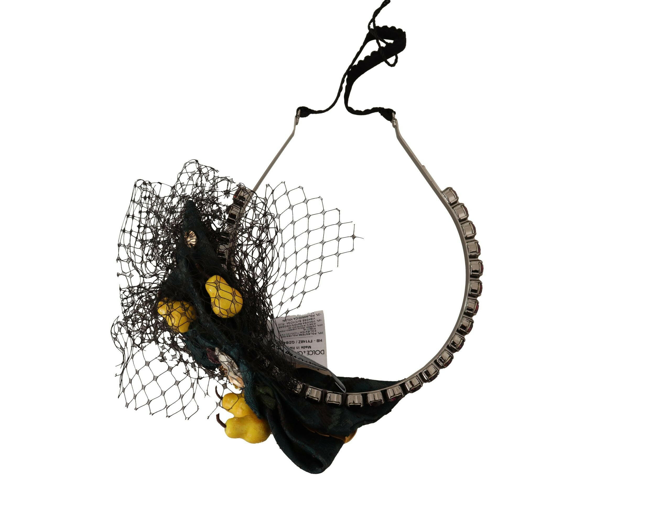 Dolce & Gabbana Purple Crystal Diadem Headband Lemons Sicily Tiara -   -  Dolce & Gabbana.