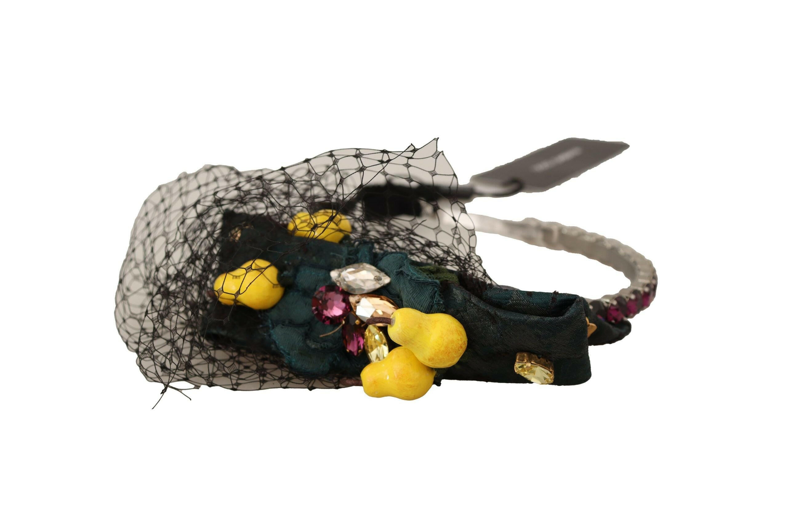 Dolce & Gabbana Purple Crystal Diadem Headband Lemons Sicily Tiara -   -  Dolce & Gabbana.
