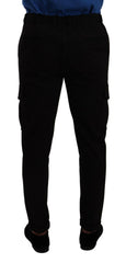 Dolce & Gabbana Black Viscose Skinny Cargo Trouser Pants -   -  Dolce & Gabbana.