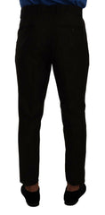 Dolce & Gabbana Bordeaux Wool Men Skinny Trouser Pants -   -  Dolce & Gabbana.