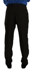 Dolce & Gabbana Brown Wool Skinny Formal Dress Pants -   -  Dolce & Gabbana.