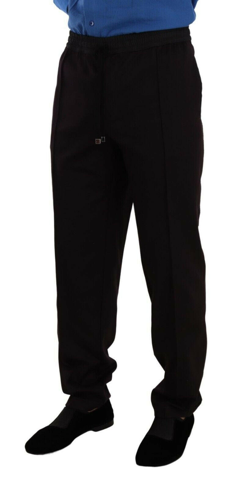 Dolce & Gabbana Bordeaux Cotton Mens Skinny Trouser Pants -   -  Dolce & Gabbana.