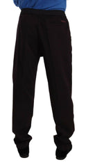 Dolce & Gabbana Bordeaux Cotton Mens Skinny Trouser Pants -   -  Dolce & Gabbana.