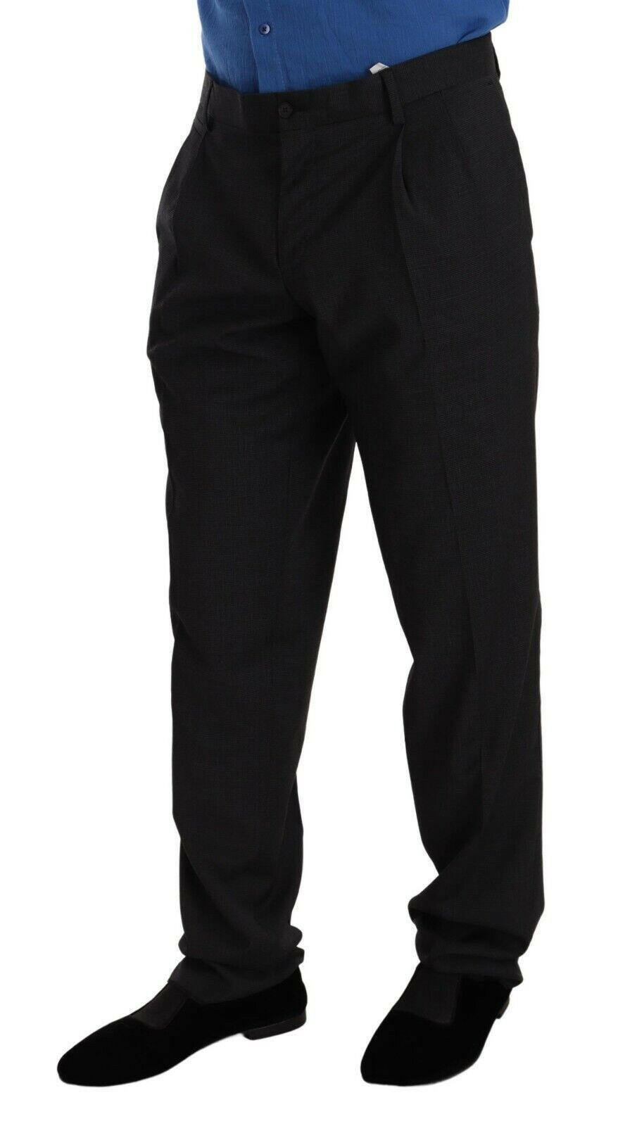 Dolce & Gabbana Gray Dress Trouser VENTANNI Dress Pants -   -  Dolce & Gabbana.