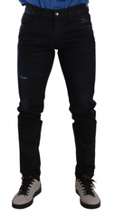 Dolce & Gabbana Blue Cotton Stretch Skinny Denim Trouser Jeans -   -  Dolce & Gabbana.