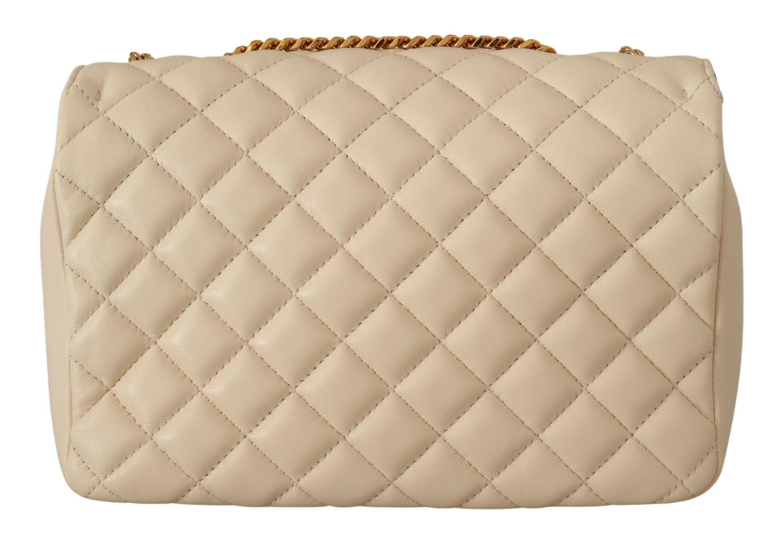 Versace Elegant White Nappa Leather Shoulder Bag -  Luxury Shoulder Bag for Women -  Versace.