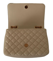 Versace Elegant White Nappa Leather Shoulder Bag -  Luxury Shoulder Bag for Women -  Versace.