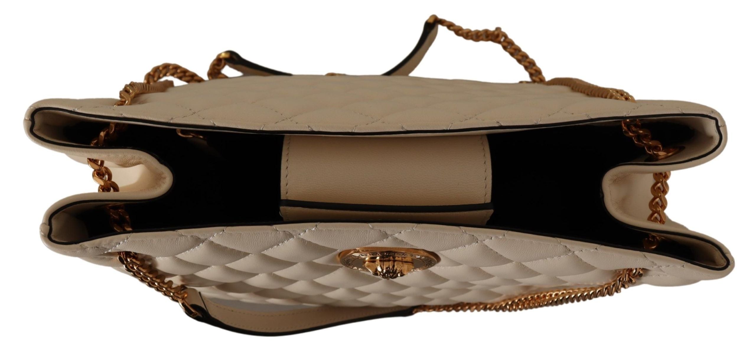 Versace Elegant Quilted Nappa Leather Tote -  Luxury Shopper Bag for Women -  Versace.
