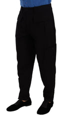 Dolce & Gabbana Black Cotton Stretch Tapered Cargo Pants -   -  Dolce & Gabbana.