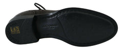 Dolce & Gabbana Brown Leather Wingtip Derby Formal Shoes -   -  Dolce & Gabbana.
