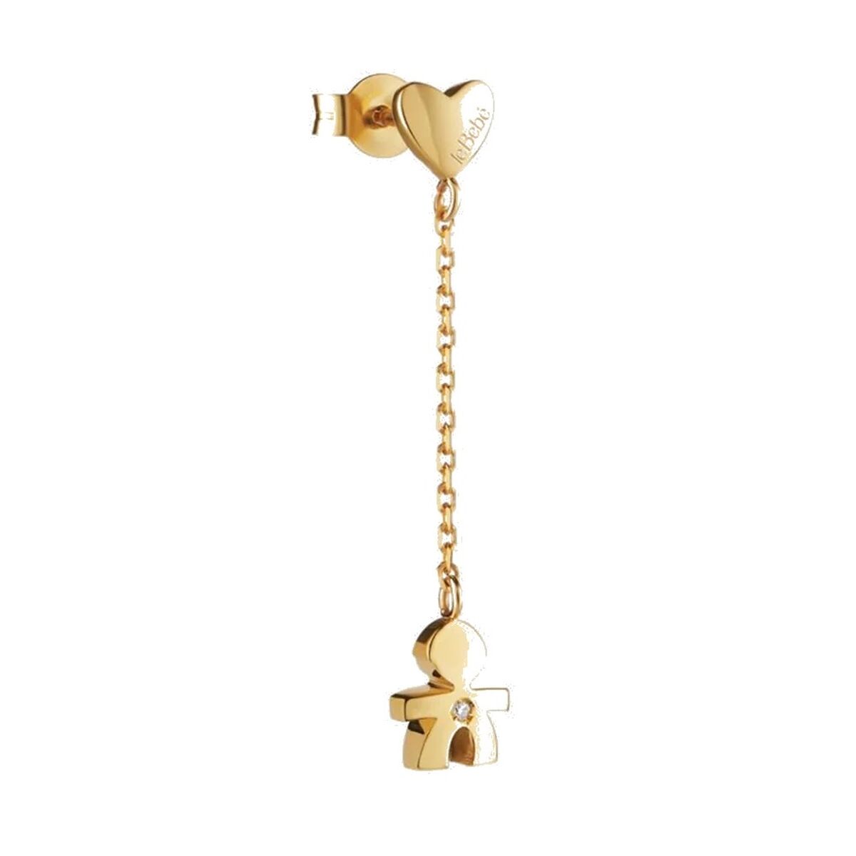 Ladies' Earrings leBebe LBB712 9 Carat Gold Golden -  Jewellery, Women -  leBebe.
