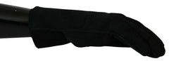 Dolce & Gabbana Black Leather Motorcycle Biker Mitten Gloves -   -  Dolce & Gabbana.