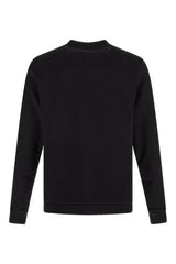 Hugo Boss Elegant Black Cotton Round Neck Sweatshirt -   -  Hugo Boss.