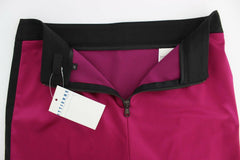 Dolce & Gabbana Pink Black Above Knees Cotton Stretch Skirt -   -  Dolce & Gabbana.
