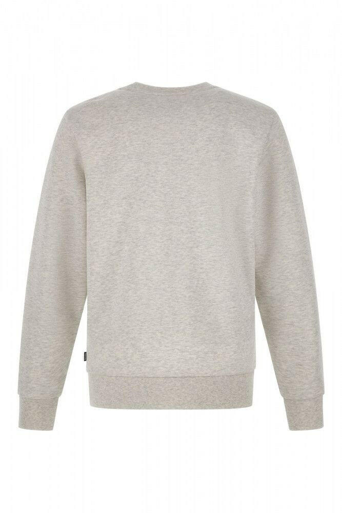 Hugo Boss Elegant Grey Round Neck Cotton Sweatshirt -   -  Hugo Boss.