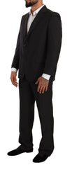 Domenico Tagliente Gray Polyester Single Breasted Formal Suit -   -  Domenico Tagliente.