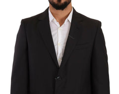 Domenico Tagliente Gray Polyester Single Breasted Formal Suit -   -  Domenico Tagliente.