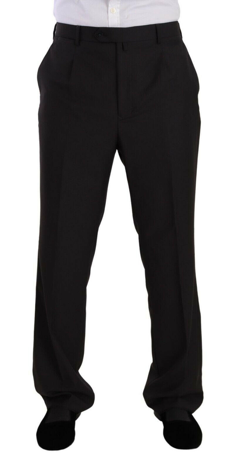 Domenico Tagliente Gray Polyester Single Breasted Formal Suit -   -  Domenico Tagliente.