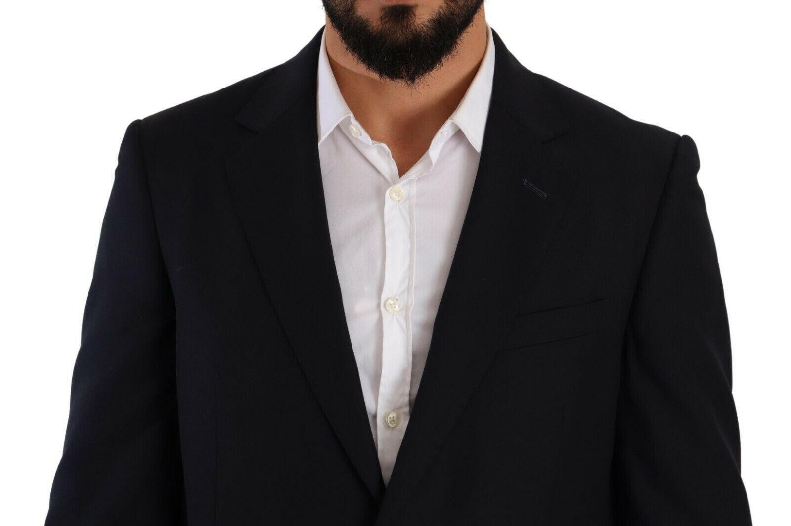 Domenico Tagliente Blue Polyester Single Breasted Formal Suit -   -  Domenico Tagliente.