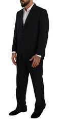 Domenico Tagliente Blue Polyester Single Breasted Formal Suit -   -  Domenico Tagliente.