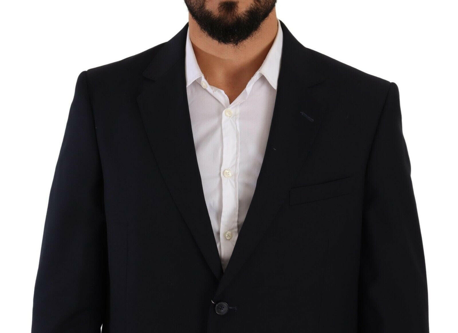 Domenico Tagliente Blue Polyester Single Breasted Formal Suit -   -  Domenico Tagliente.