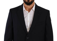 Domenico Tagliente Blue Polyester Single Breasted Formal Suit -   -  Domenico Tagliente.