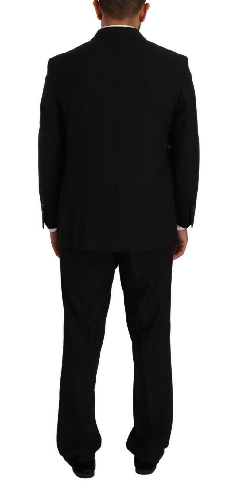 Domenico Tagliente Black Polyester Single Breasted Formal Suit -   -  Domenico Tagliente.