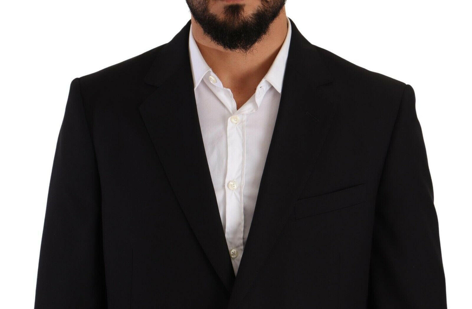 Domenico Tagliente Black Polyester Single Breasted Formal Suit -   -  Domenico Tagliente.